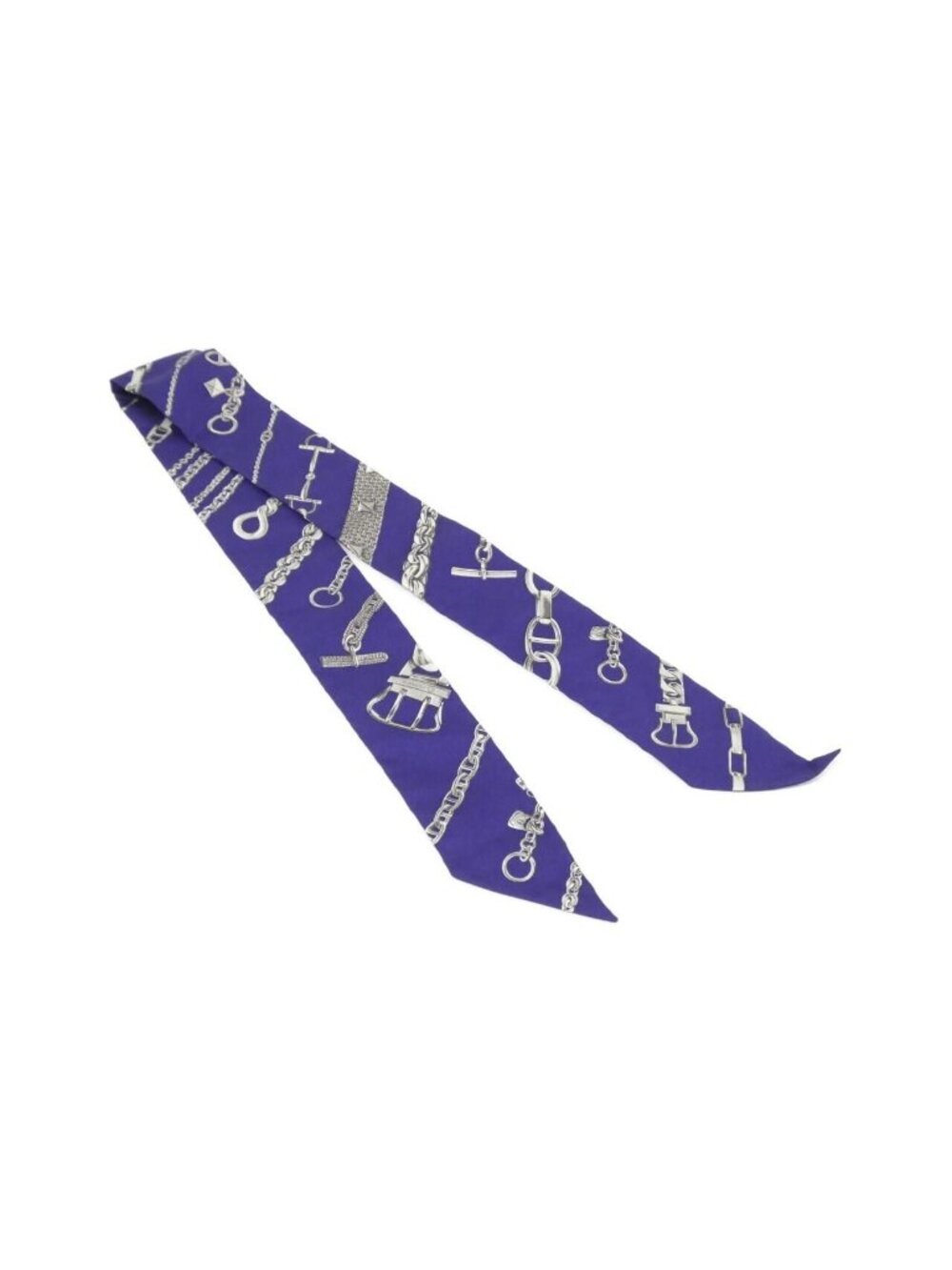 Hermes Twilly Scarf Navy